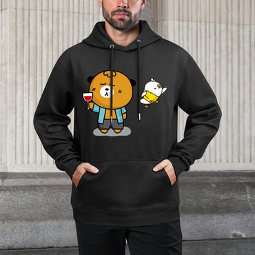IPBR 250g Hooded Pocket Sweatshirt Front GraphicMen's Hooded  Sweatshirt4000750