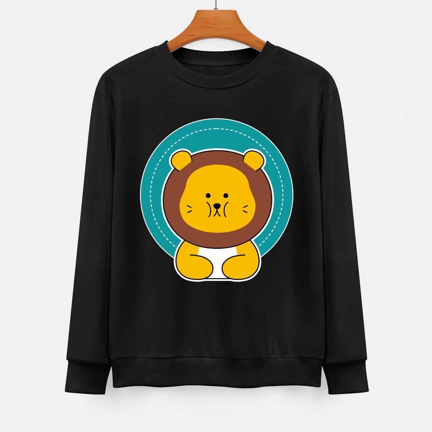 IPBR 250g Crew Neck Long Sleeve Sweatshirt Front GraphicCrew Neck Long Sleeve Sweatshirt4000775