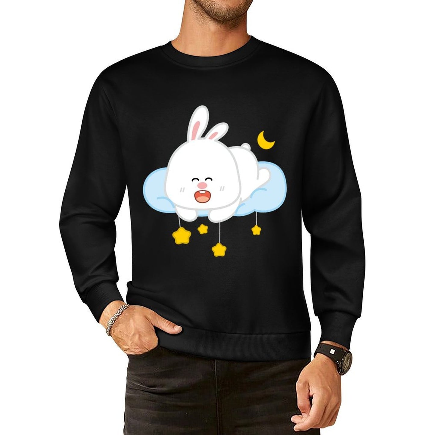 IPBR 250g Crew Neck Long Sleeve Sweatshirt Front GraphicCrew Neck Long Sleeve Sweatshirt4001102