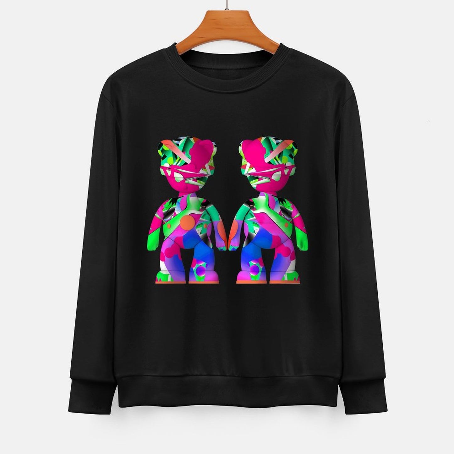 Long Sleeve With Front PatternPureStyle Plain