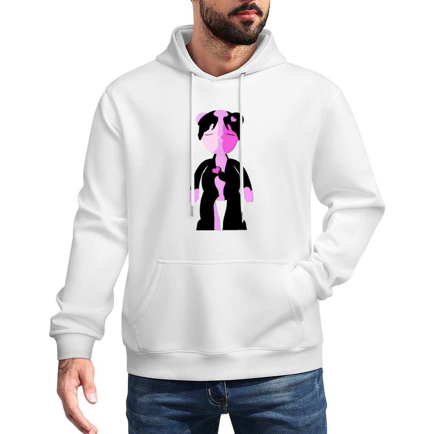 IPIB 250g Hooded Pocket Sweatshirt Front GraphicMen's Hooded  Sweatshirt6000087-3