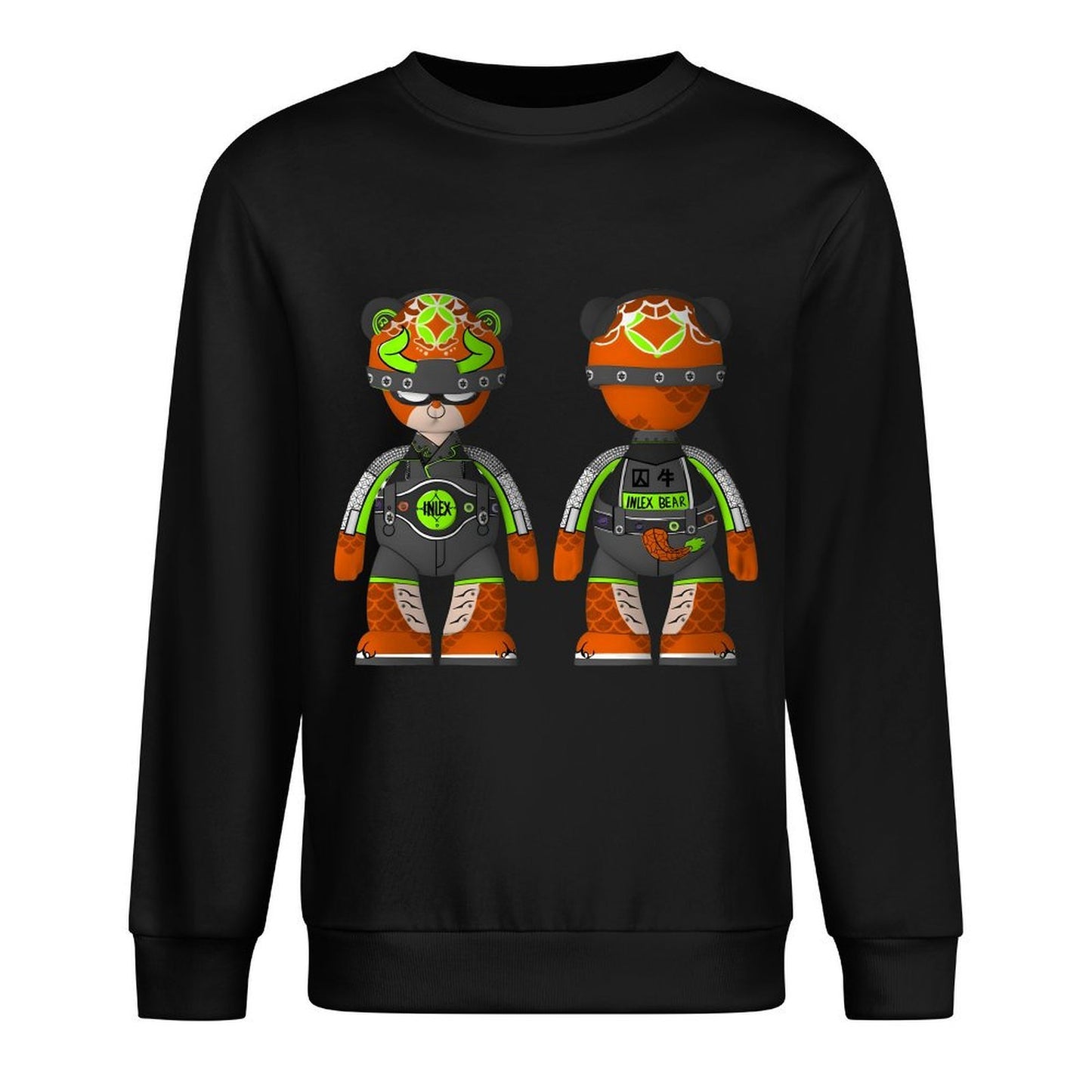 IPIB 250g Crew Neck Long Sleeve Sweatshirt Front GraphicCrew Neck Long Sleeve Sweatshirt6000095-2