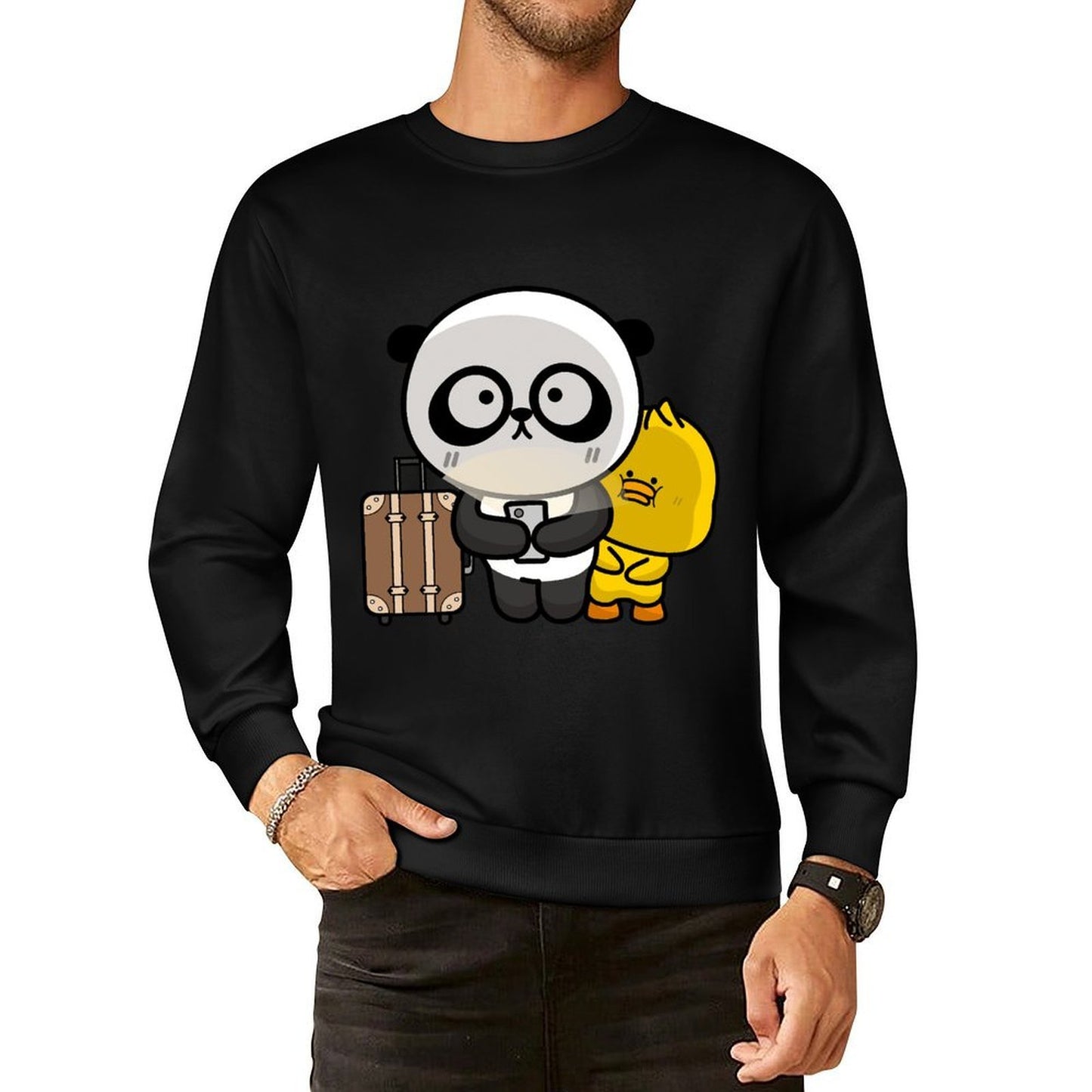 IPBR 250g Crew Neck Long Sleeve Sweatshirt Front GraphicCrew Neck Long Sleeve Sweatshirt4003874