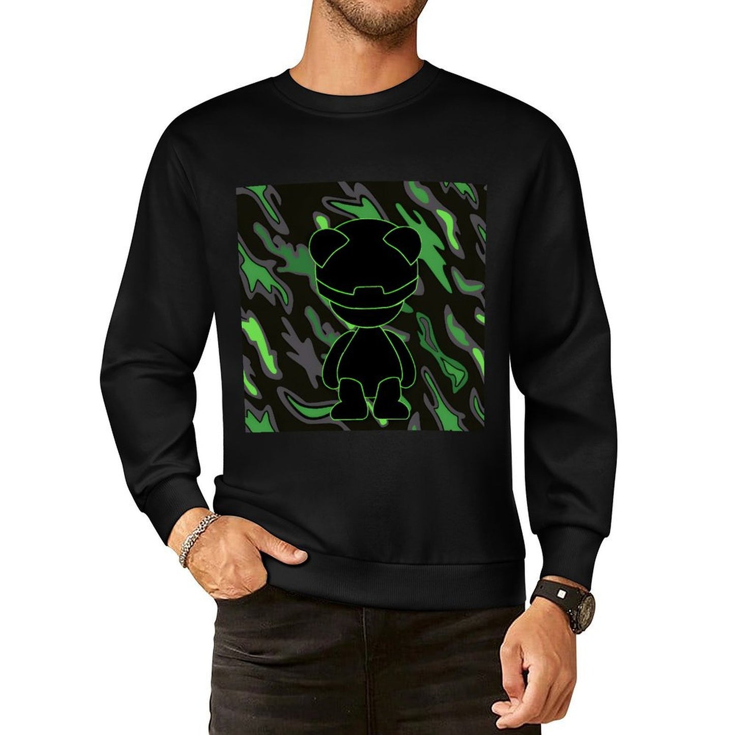 IPIB 250g Crew Neck Long Sleeve Sweatshirt Front GraphicCrew Neck Long Sleeve Sweatshirt6000023-3