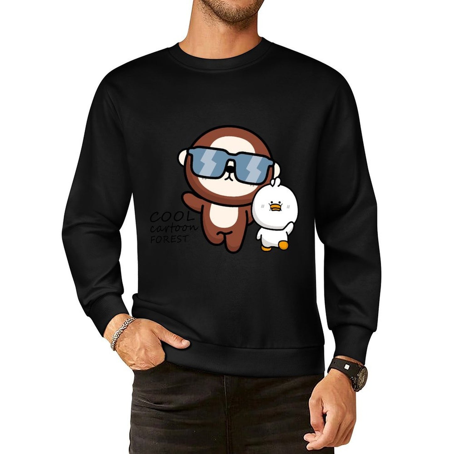 IPBR 250g Crew Neck Long Sleeve Sweatshirt Front GraphicCrew Neck Long Sleeve Sweatshirt4003854