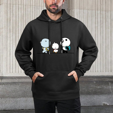 IPBR 250g Hooded Pocket Sweatshirt Front GraphicMen's Hooded  Sweatshirt4001302