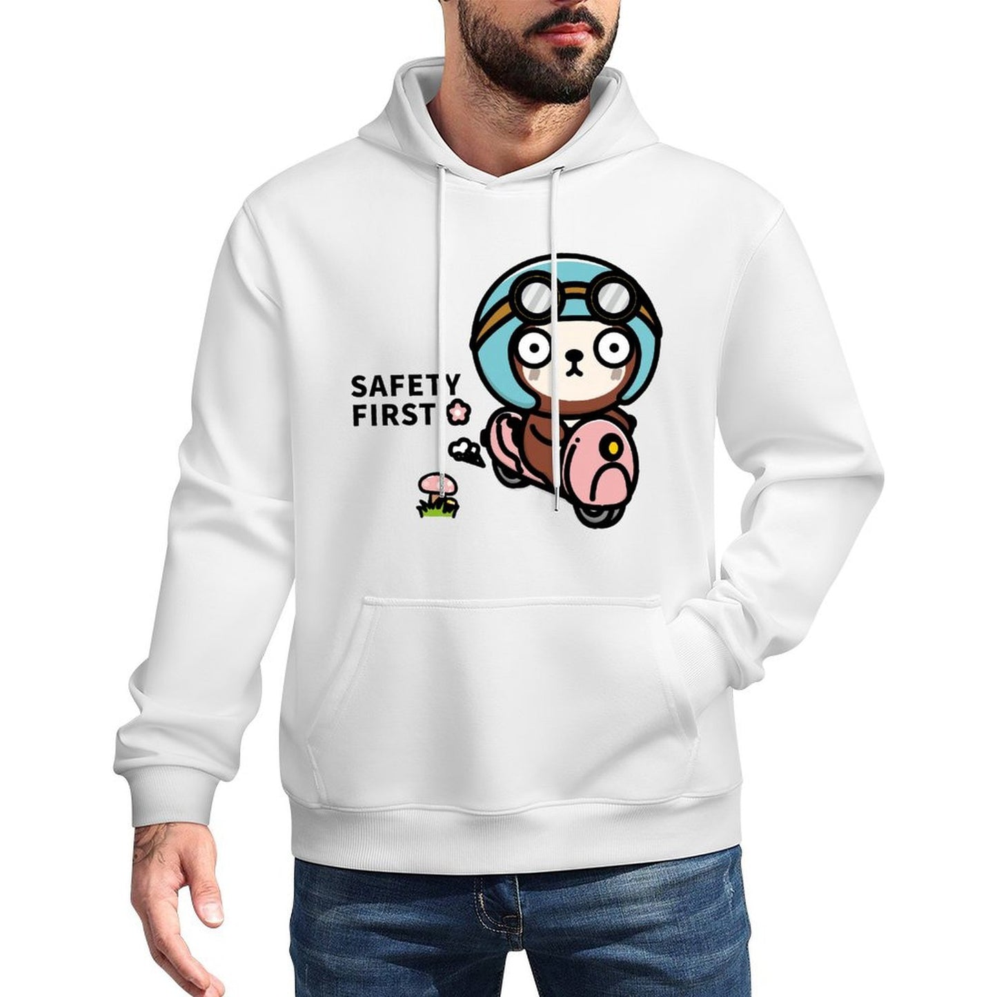 EverydayComfort StreetStyle Front Graphic Hoodies