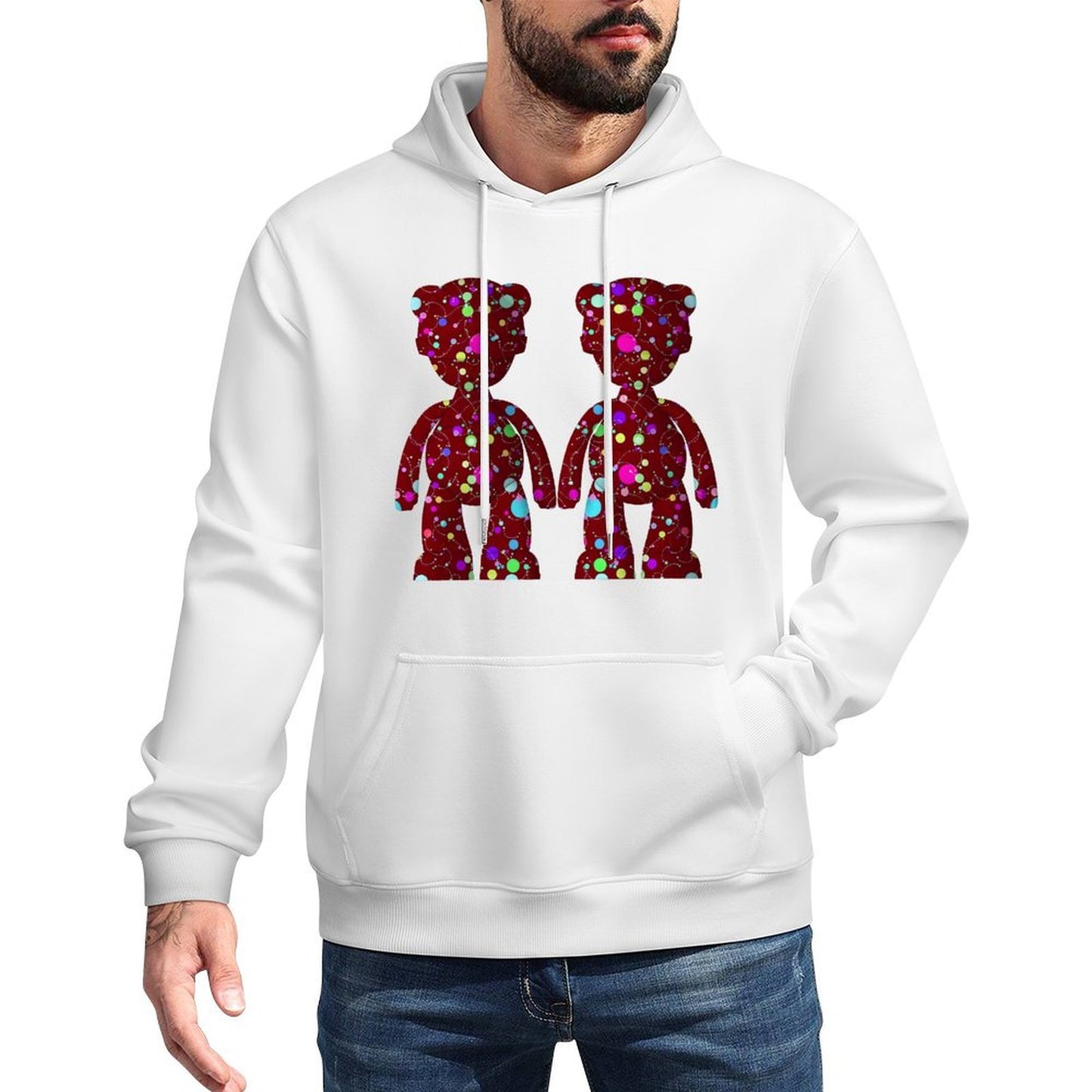 IPIB 250g Hooded Pocket Sweatshirt Front GraphicMen's Hooded  Sweatshirt6000092-2