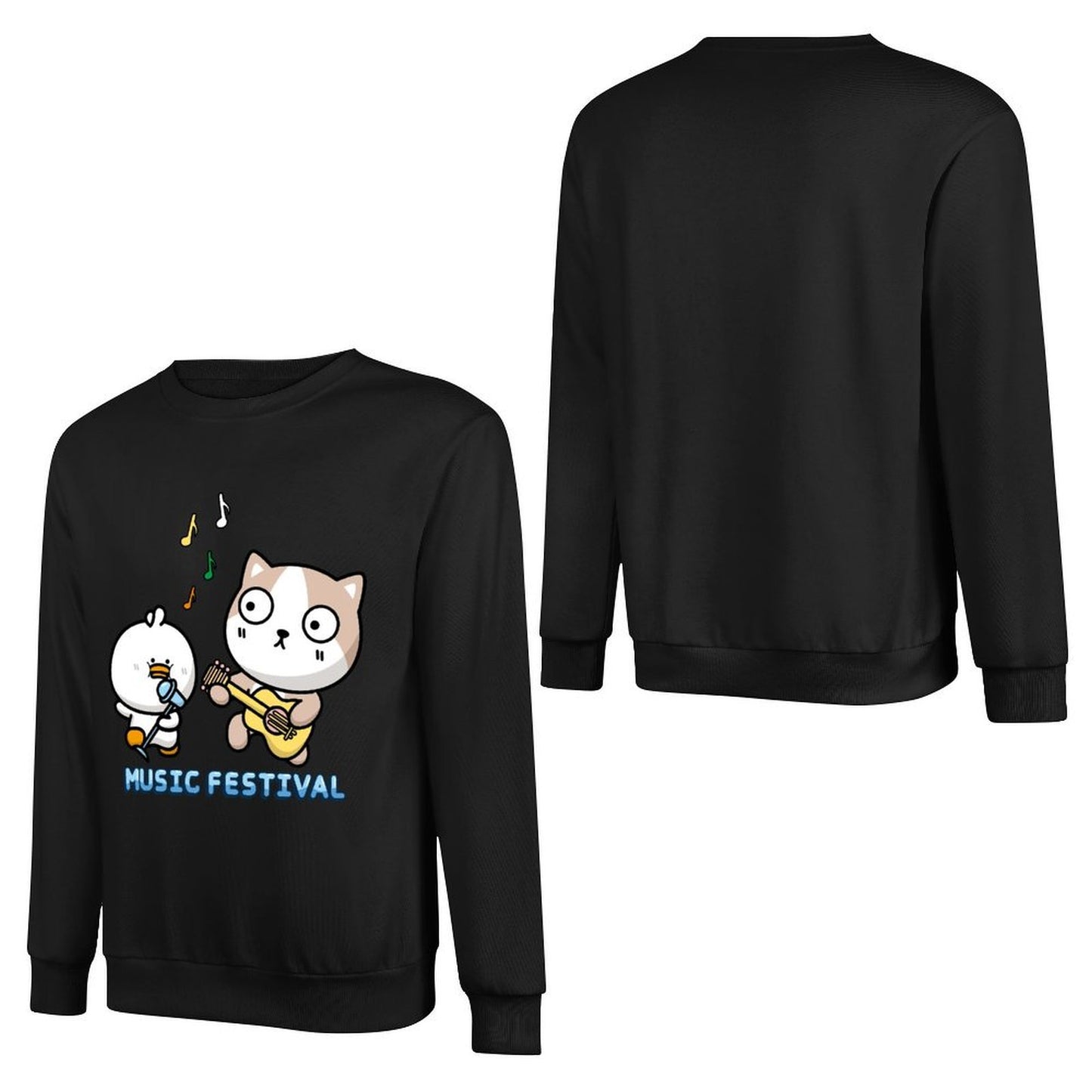 Front Patterned Long Sleeve TopSmooth Minimal