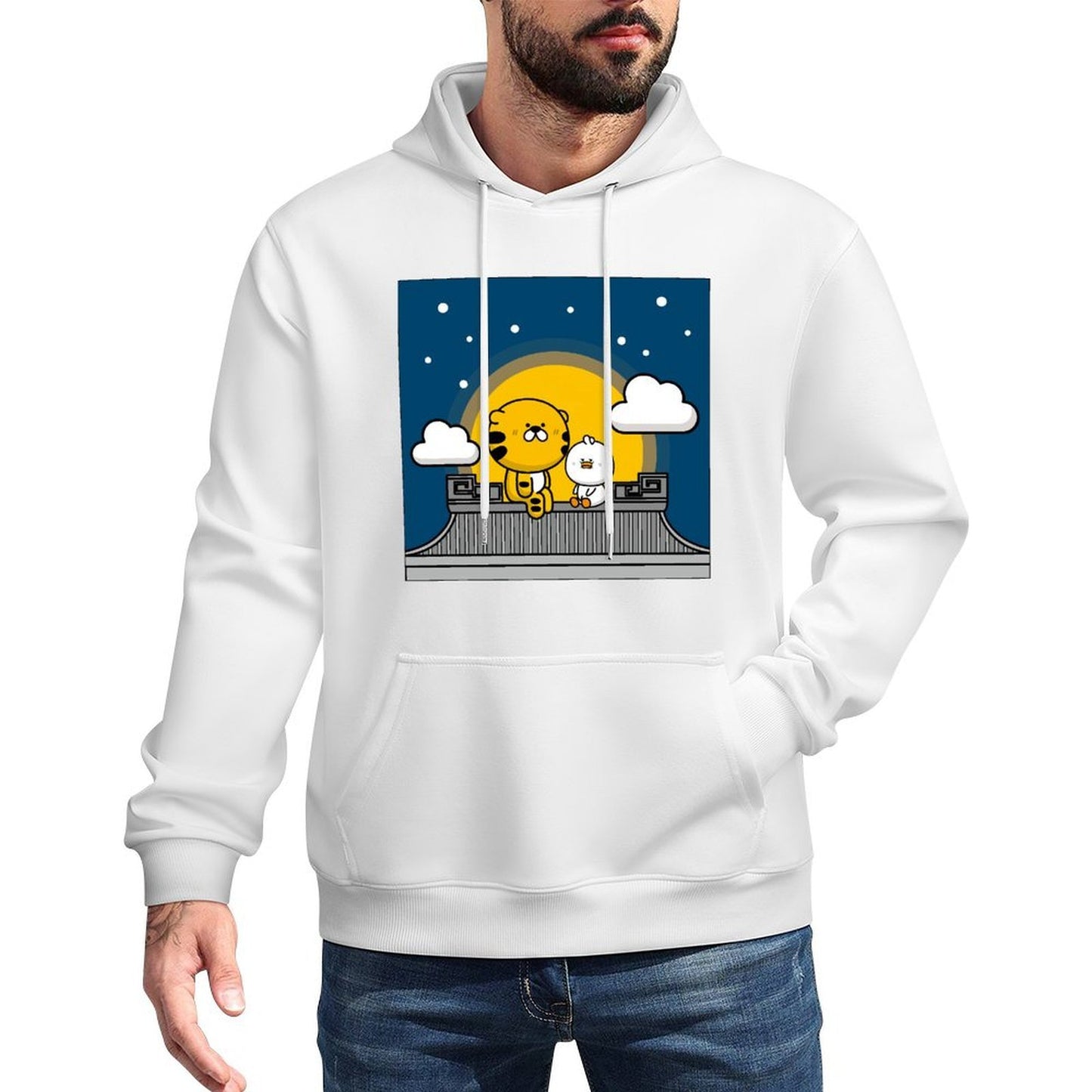 IPBR 250g Hooded Pocket Sweatshirt Front GraphicMen's Hooded  Sweatshirt4001297