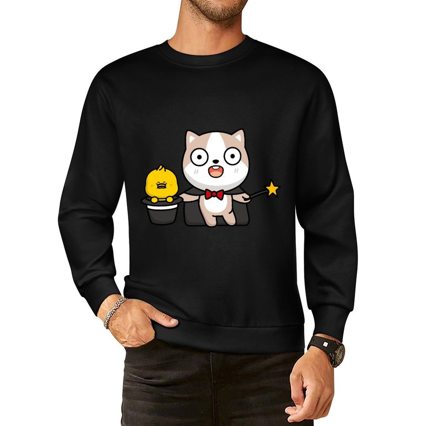 IPBR 250g Crew Neck Long Sleeve Sweatshirt Front GraphicCrew Neck Long Sleeve Sweatshirt4000102