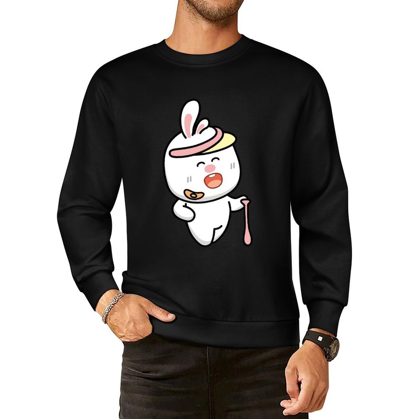 IPBR 250g Crew Neck Long Sleeve Sweatshirt Front GraphicCrew Neck Long Sleeve Sweatshirt4000256
