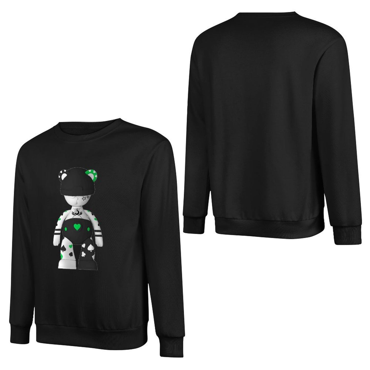 IPIB 250g Crew Neck Long Sleeve Sweatshirt Front GraphicCrew Neck Long Sleeve Sweatshirt6000018-2