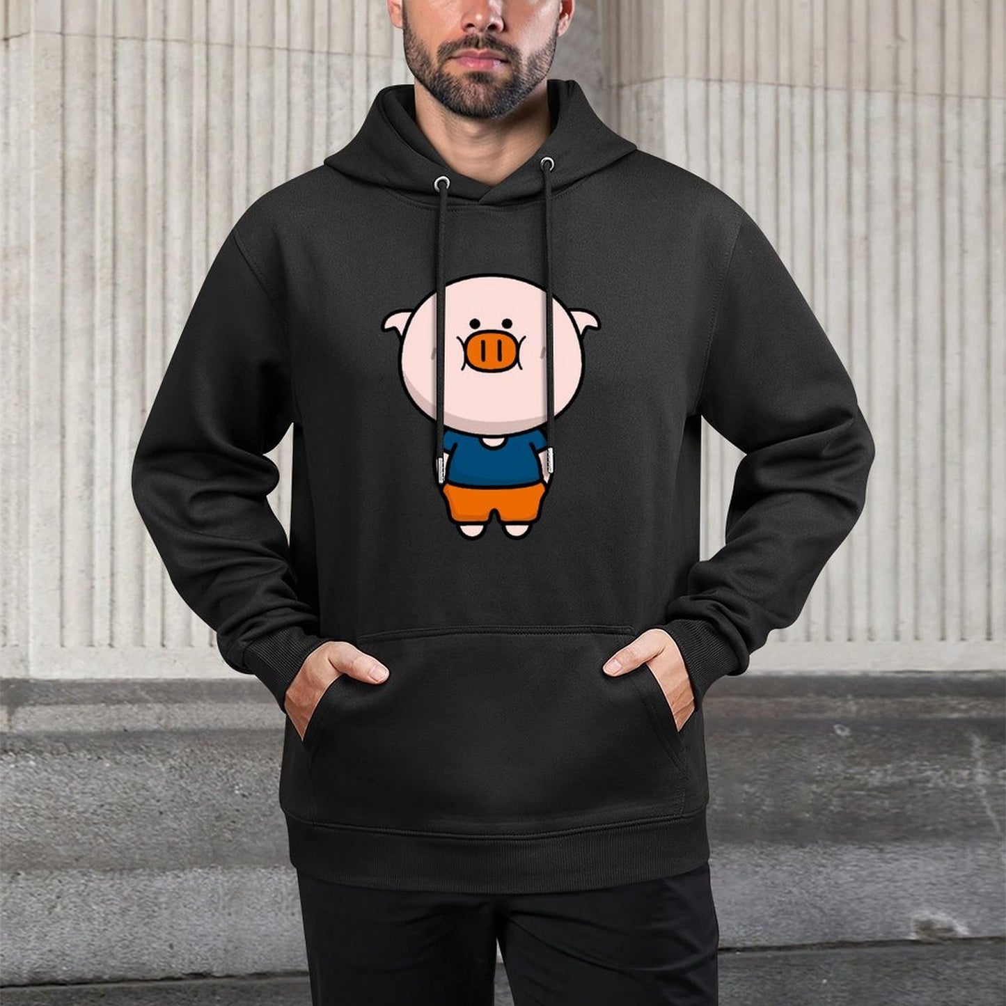 IPBR 250g Hooded Pocket Sweatshirt Front GraphicMen's Hooded  Sweatshirt4001317