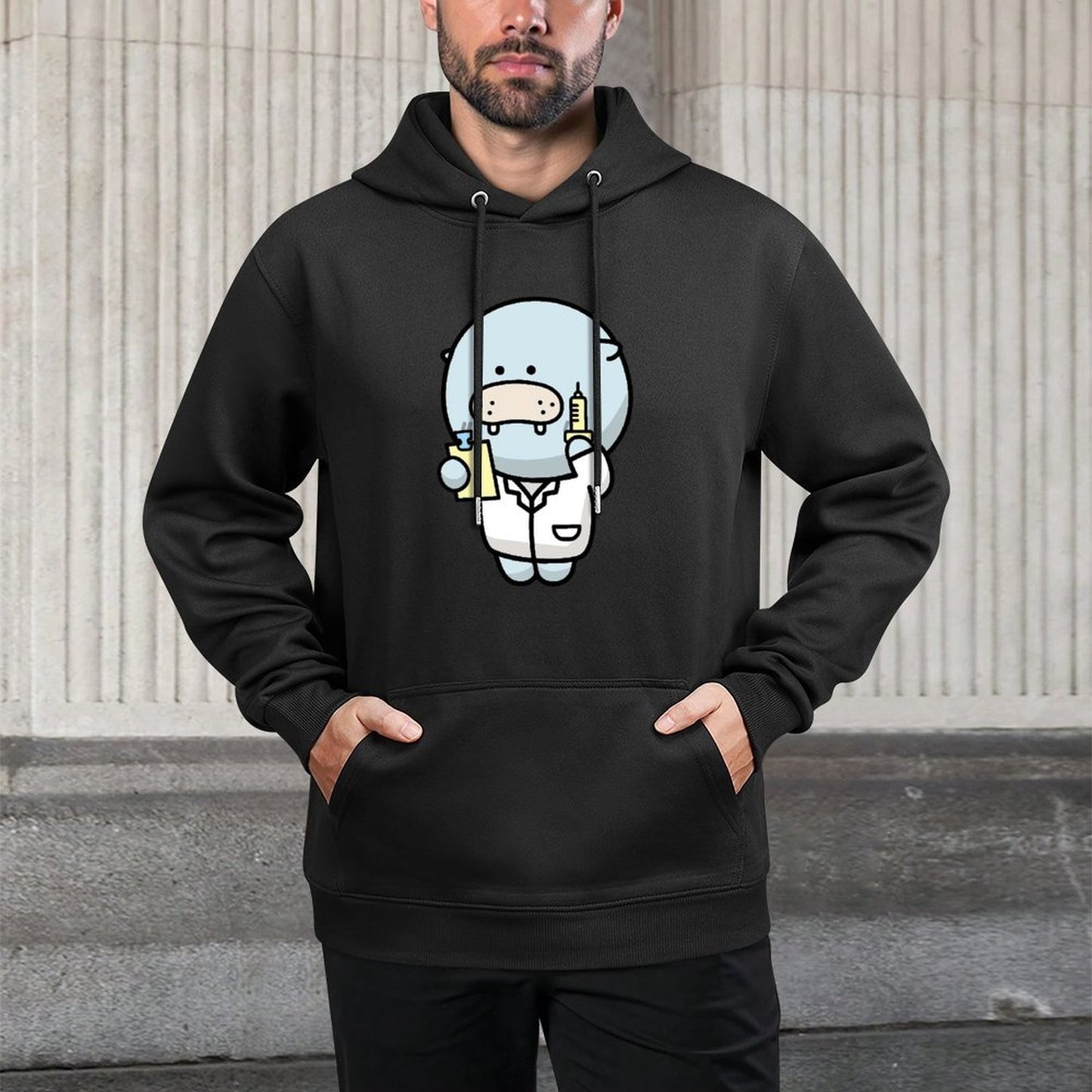 IPBR 250g Hooded Pocket Sweatshirt Front GraphicMen's Hooded  Sweatshirt4000036