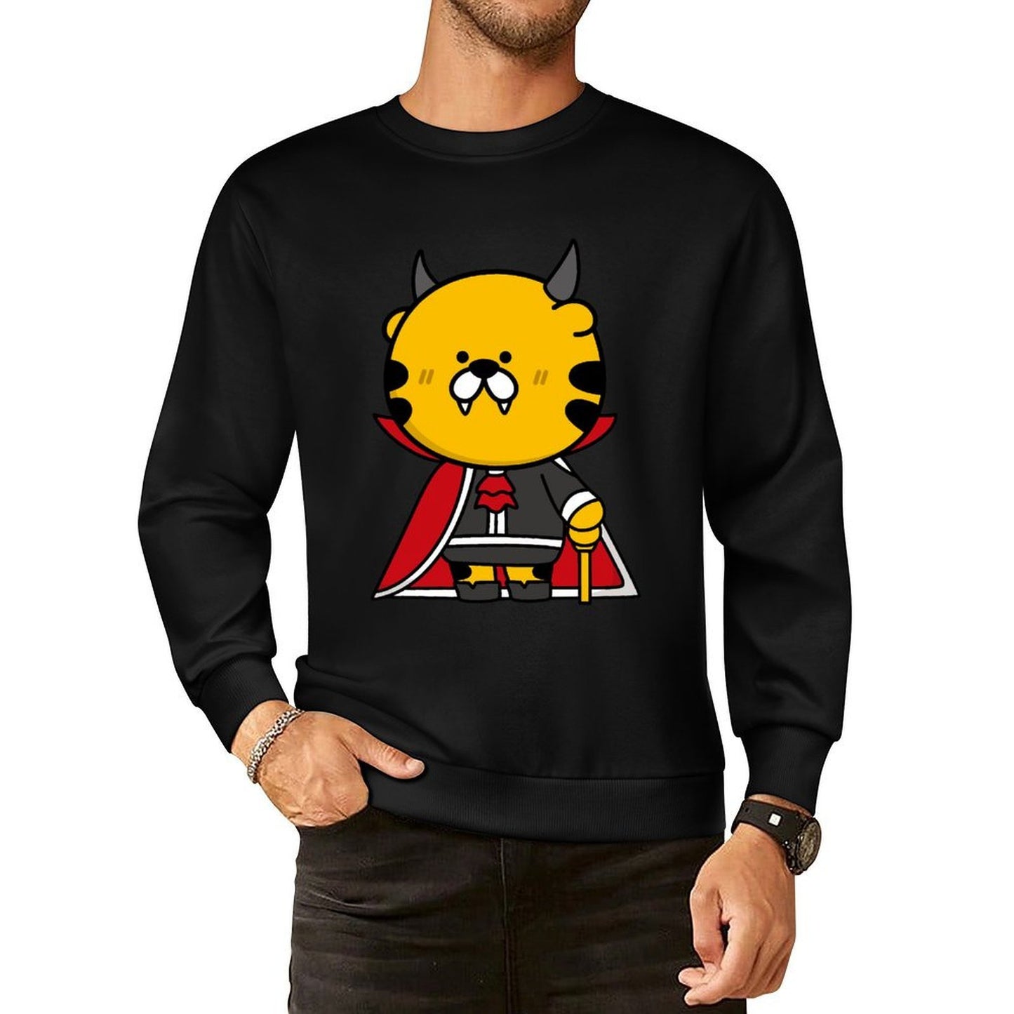 IPBR 250g Crew Neck Long Sleeve Sweatshirt Front GraphicCrew Neck Long Sleeve Sweatshirt4000004
