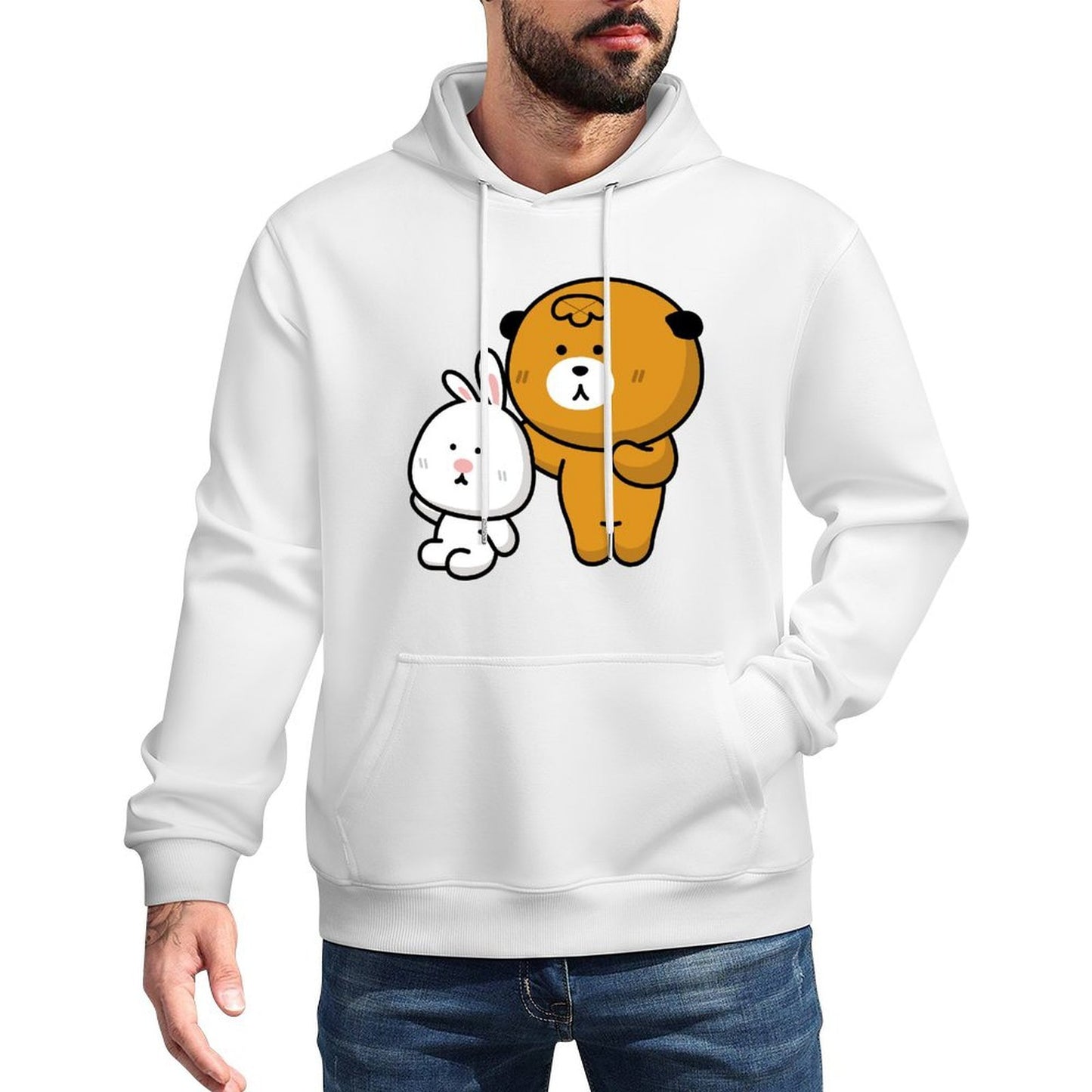 IPBR 250g Hooded Pocket Sweatshirt Front GraphicMen's Hooded  Sweatshirt4000015