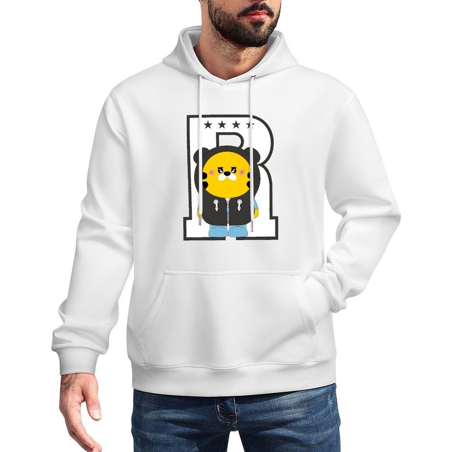 IPBR 250g Hooded Pocket Sweatshirt Front GraphicMen's Hooded  Sweatshirt4000686