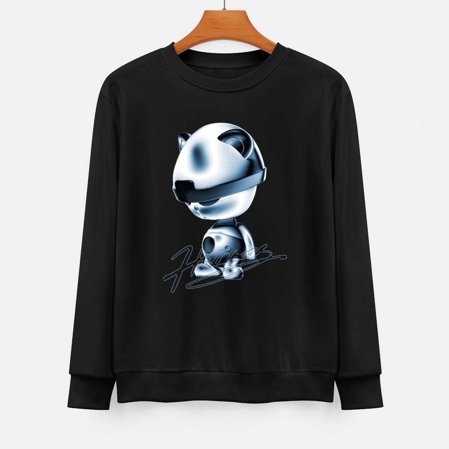 IPIB 250g Crew Neck Long Sleeve Sweatshirt Front GraphicCrew Neck Long Sleeve Sweatshirt6000027-3