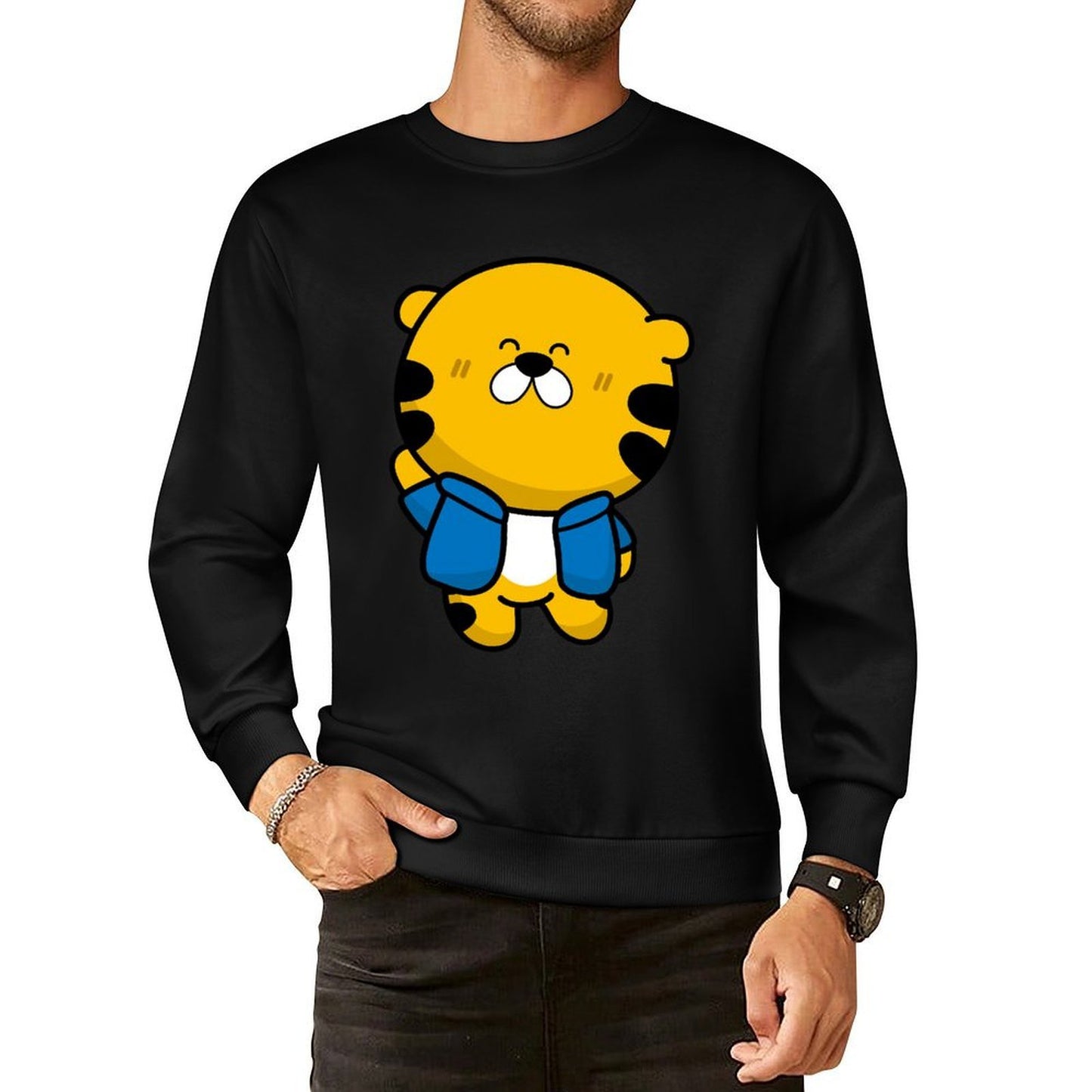 IPBR 250g Crew Neck Long Sleeve Sweatshirt Front GraphicCrew Neck Long Sleeve Sweatshirt4001119