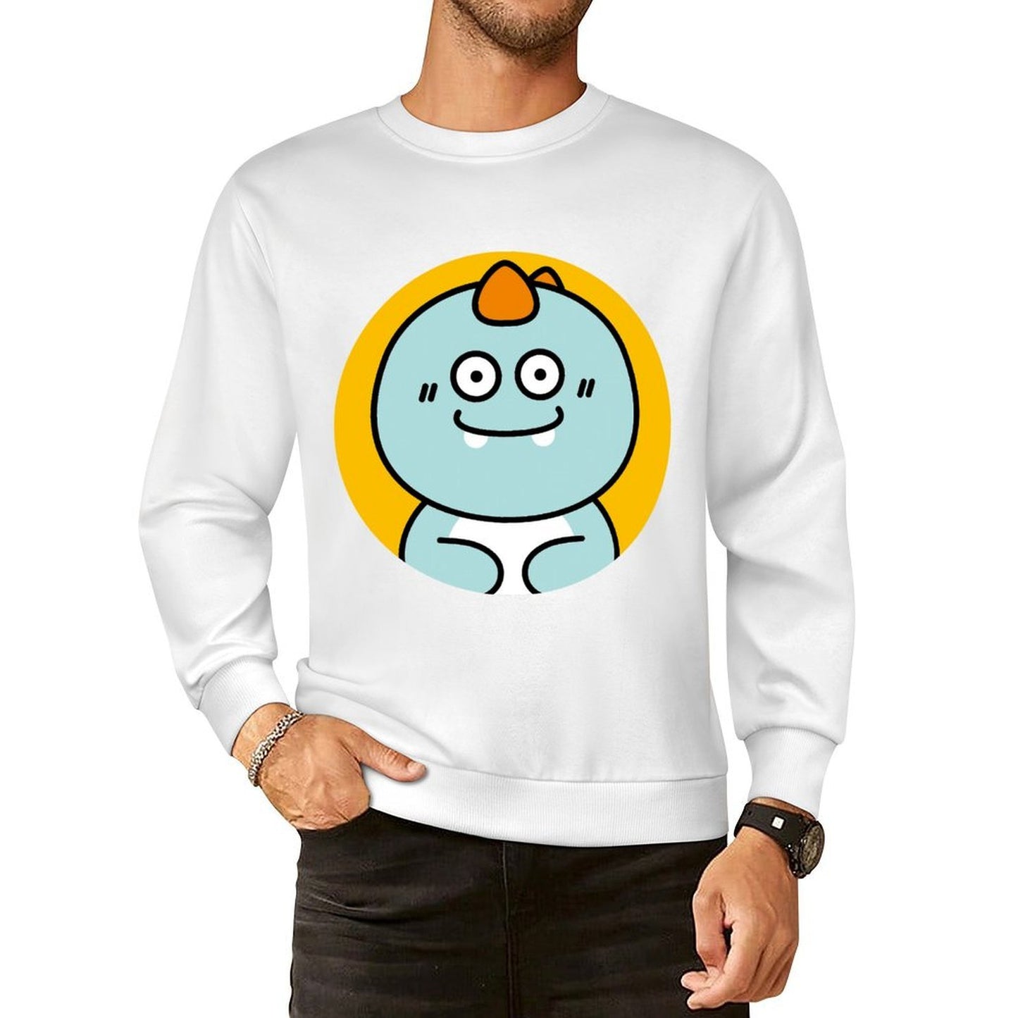 Front Patterned Long Sleeve TopClean Fundraising