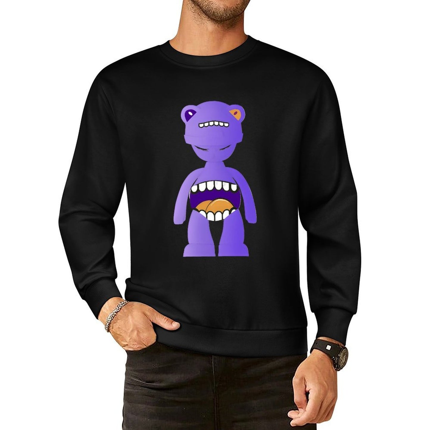 IPIB 250g Crew Neck Long Sleeve Sweatshirt Front GraphicCrew Neck Long Sleeve Sweatshirt6000141-3