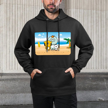 IPBR 250g Hooded Pocket Sweatshirt Front GraphicMen's Hooded  Sweatshirt4000721