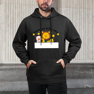 IPBR 250g Hooded Pocket Sweatshirt Front GraphicMen's Hooded  Sweatshirt4000624