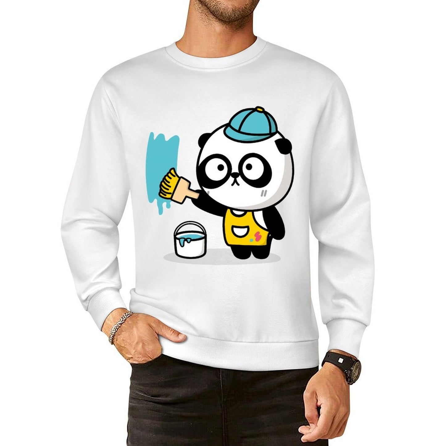 Front Patterned Long Sleeve TopUltra Durable RegularFit