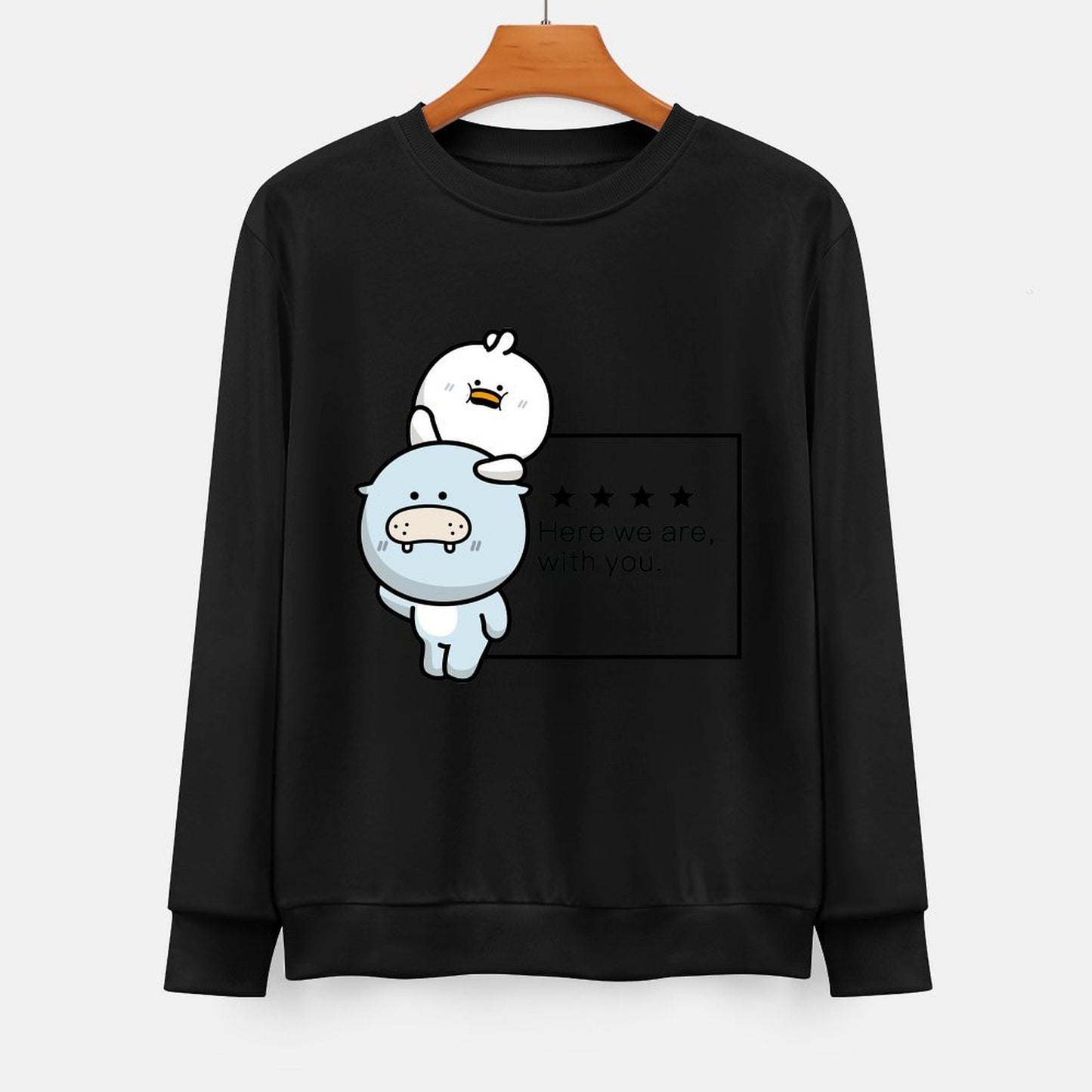 IPBR 250g Crew Neck Long Sleeve Sweatshirt Front GraphicCrew Neck Long Sleeve Sweatshirt4003850