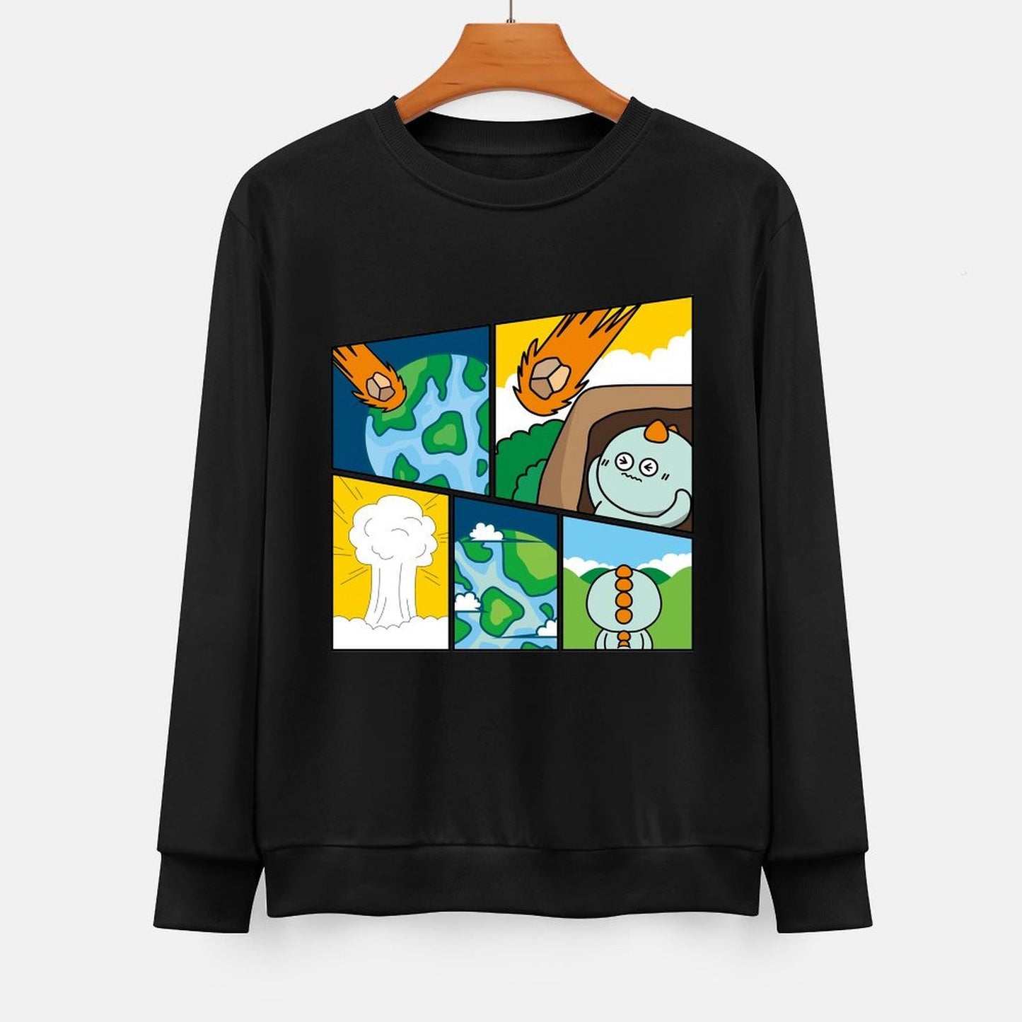 Front Patterned Long Sleeve TopSoftLine PremiumSeries