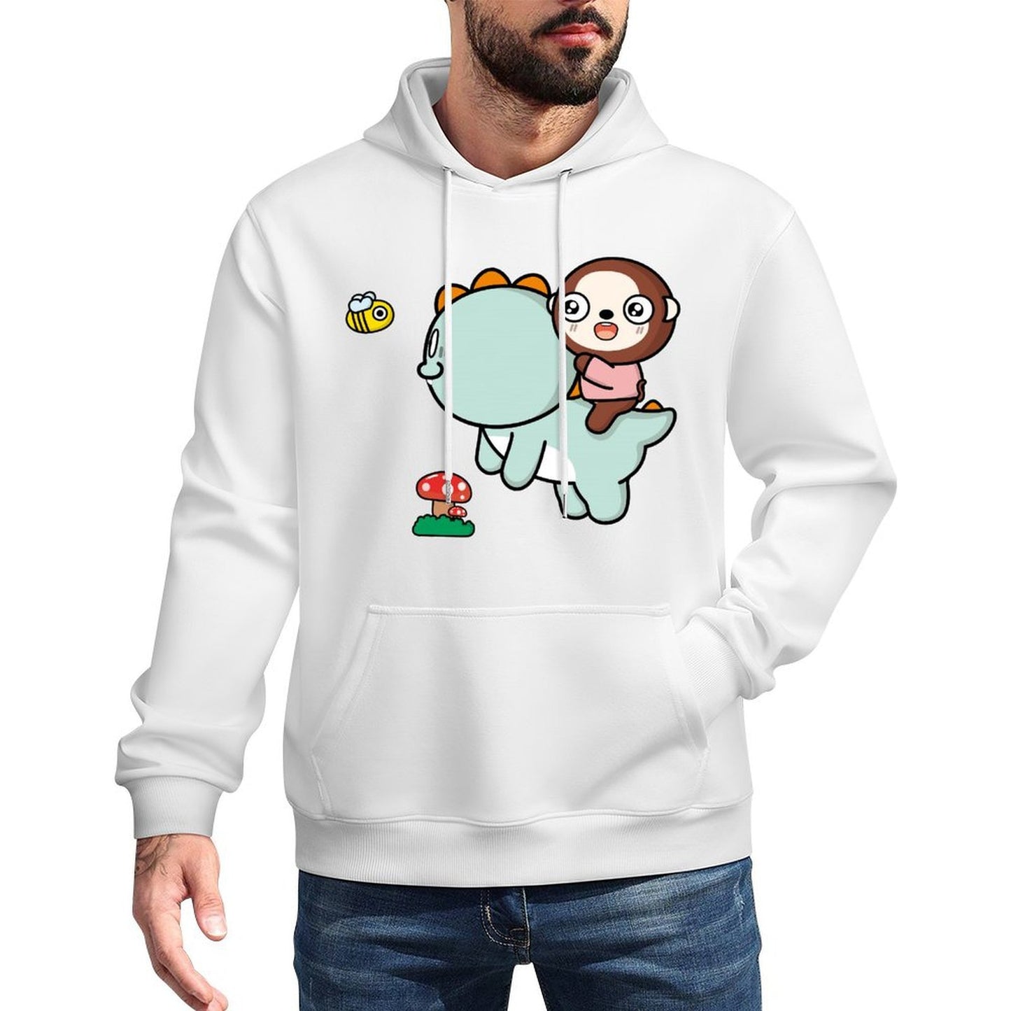 IPBR 250g Hooded Pocket Sweatshirt Front GraphicMen's Hooded  Sweatshirt4001319