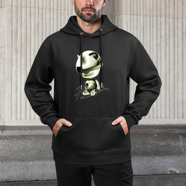 IPIB 250g Hooded Pocket Sweatshirt Front GraphicMen's Hooded  Sweatshirt6000027-5