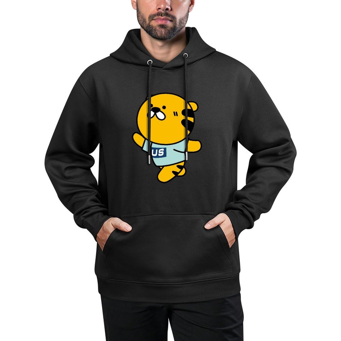 IPBR 250g Hooded Pocket Sweatshirt Front GraphicMen's Hooded  Sweatshirt4000444