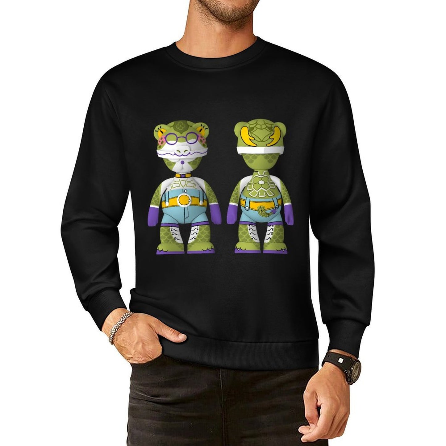 IPIB 250g Crew Neck Long Sleeve Sweatshirt Front GraphicCrew Neck Long Sleeve Sweatshirt6000075-5