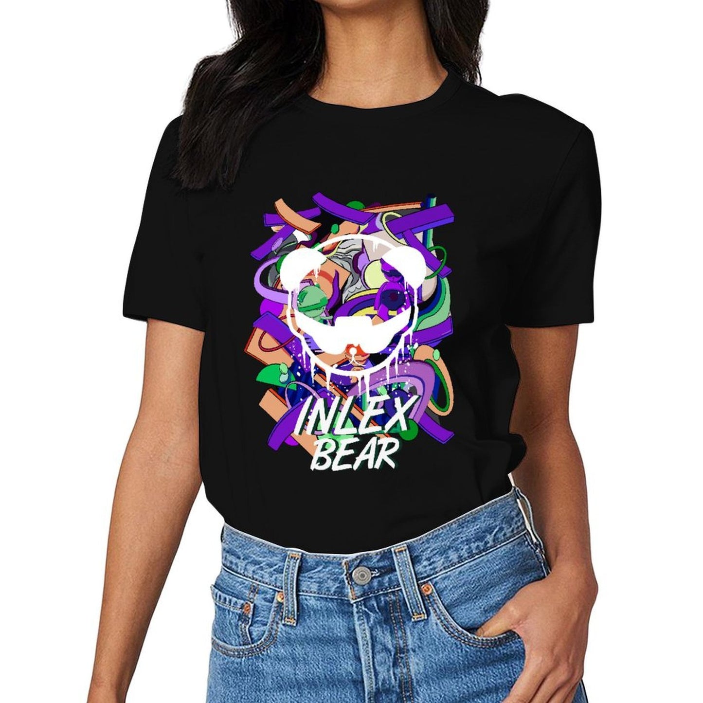 Inlex Bear T-shirtsSoftTouch Oversized T-Shirt