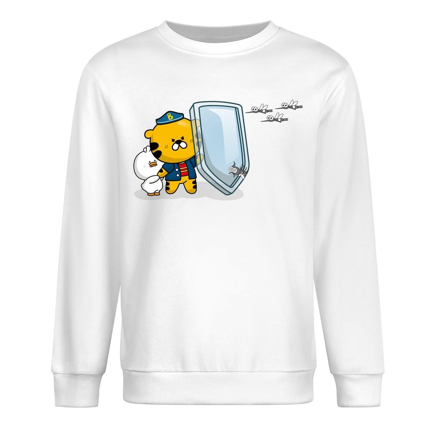 IPBR 250g Crew Neck Long Sleeve Sweatshirt Front GraphicCrew Neck Long Sleeve Sweatshirt4001083