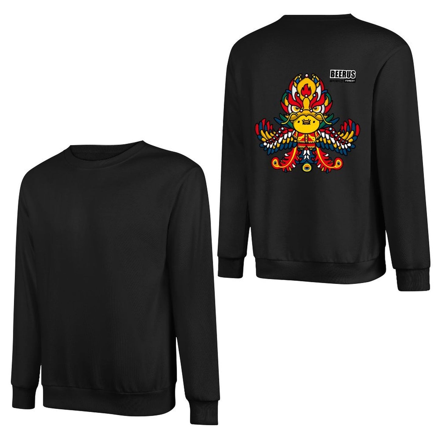 Crew Neck Long Sleeve Sweatshirt 4000629