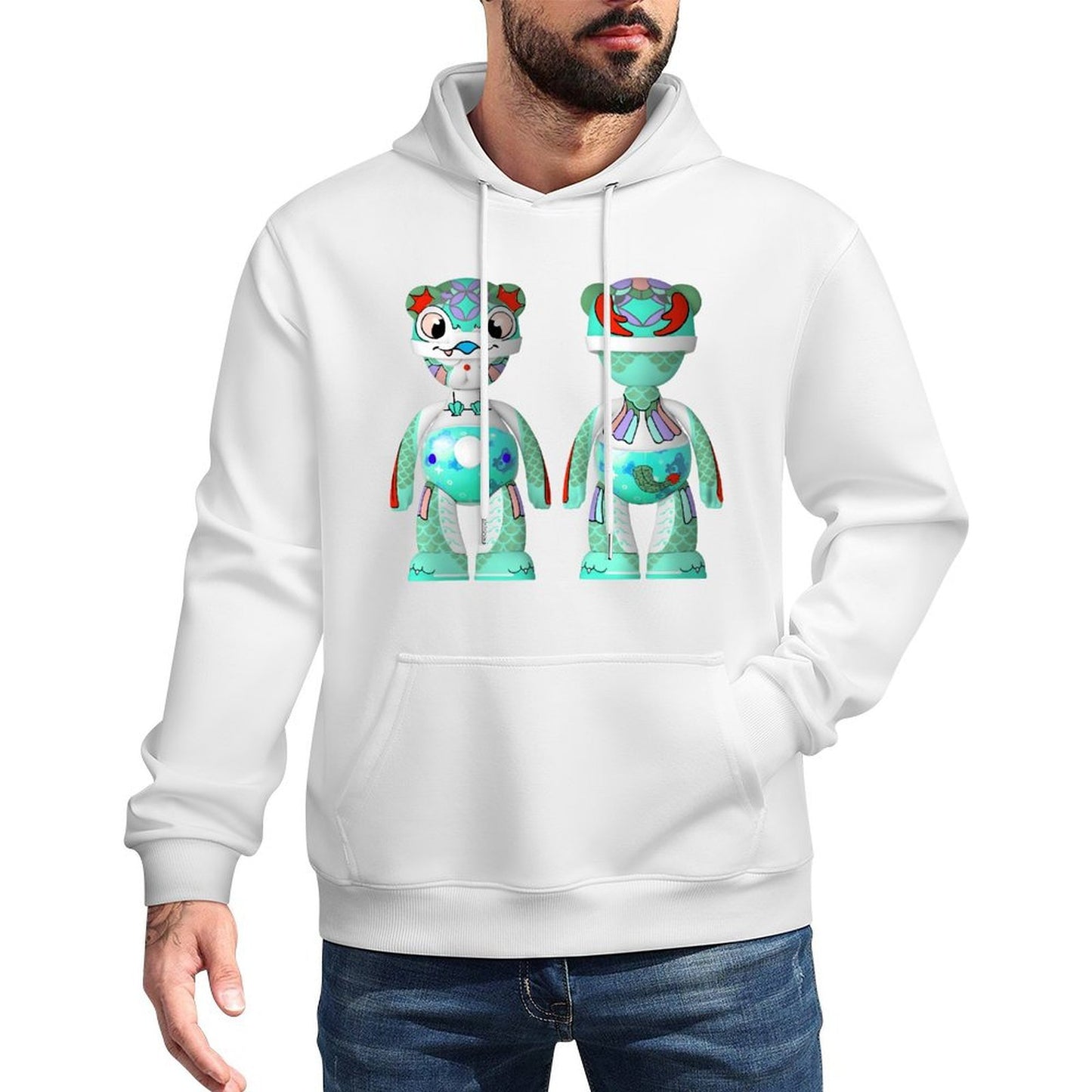 IPIB 250g Hooded Pocket Sweatshirt Front GraphicMen's Hooded  Sweatshirt6000077-6