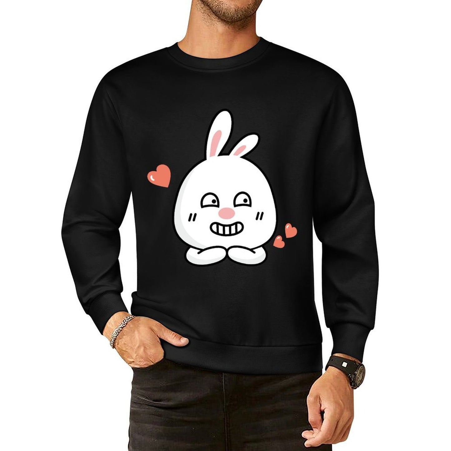 IPBR 250g Crew Neck Long Sleeve Sweatshirt Front GraphicCrew Neck Long Sleeve Sweatshirt4000545