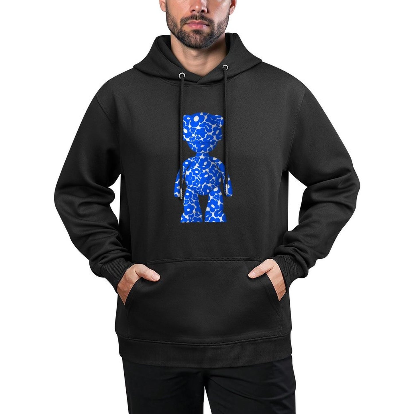 IPIB 250g Hooded Pocket Sweatshirt Front GraphicMen's Hooded  Sweatshirt6000130-3