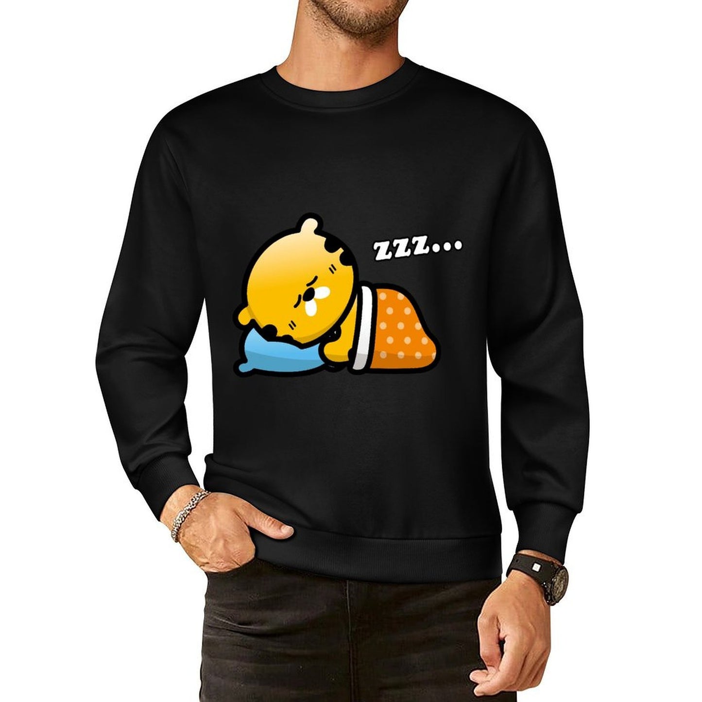 IPBR 250g Crew Neck Long Sleeve Sweatshirt Front GraphicCrew Neck Long Sleeve Sweatshirt4000653