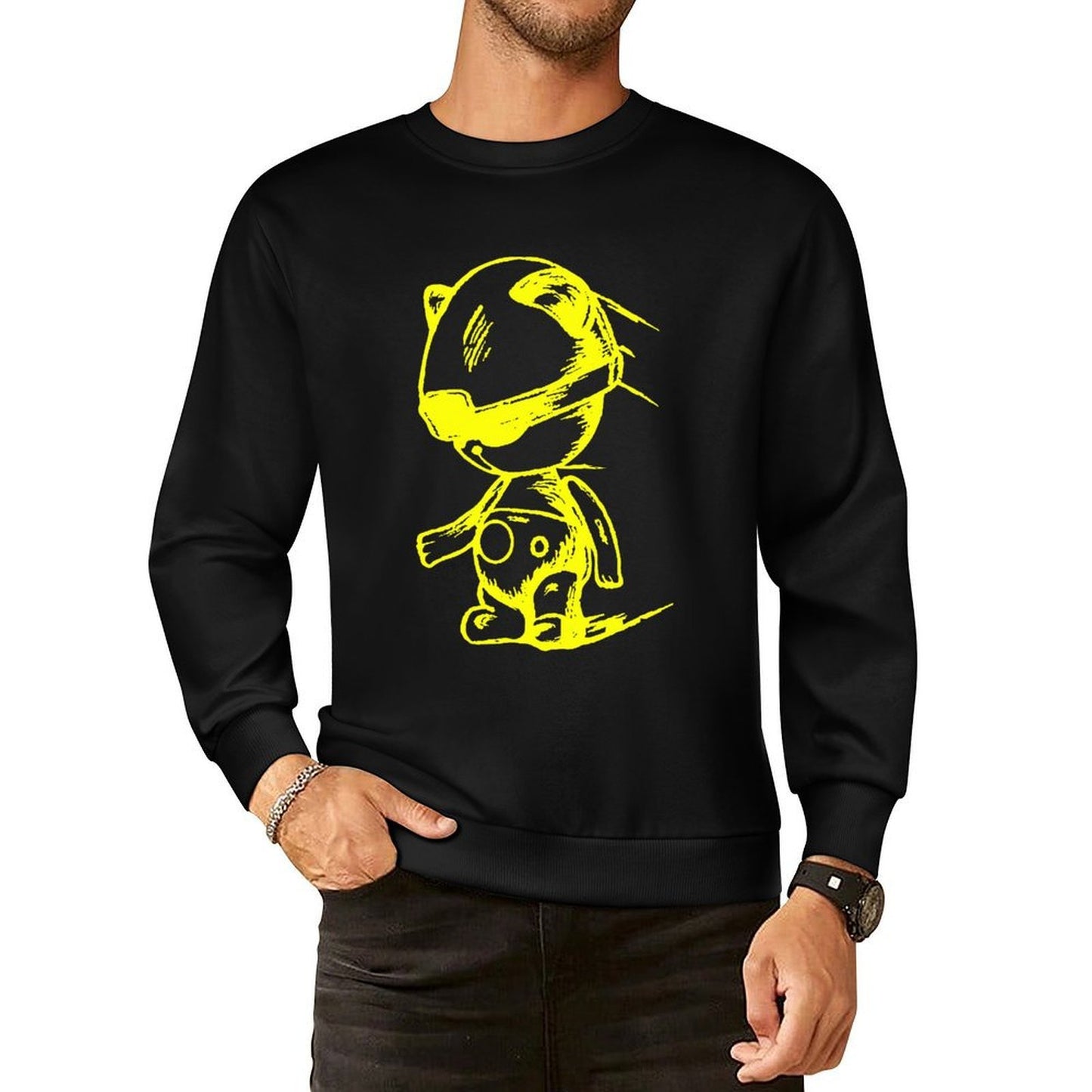 IPIB 250g Crew Neck Long Sleeve Sweatshirt Front GraphicCrew Neck Long Sleeve Sweatshirt6000053-4