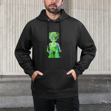 IPIB 250g Hooded Pocket Sweatshirt Front GraphicMen's Hooded  Sweatshirt6000007-6