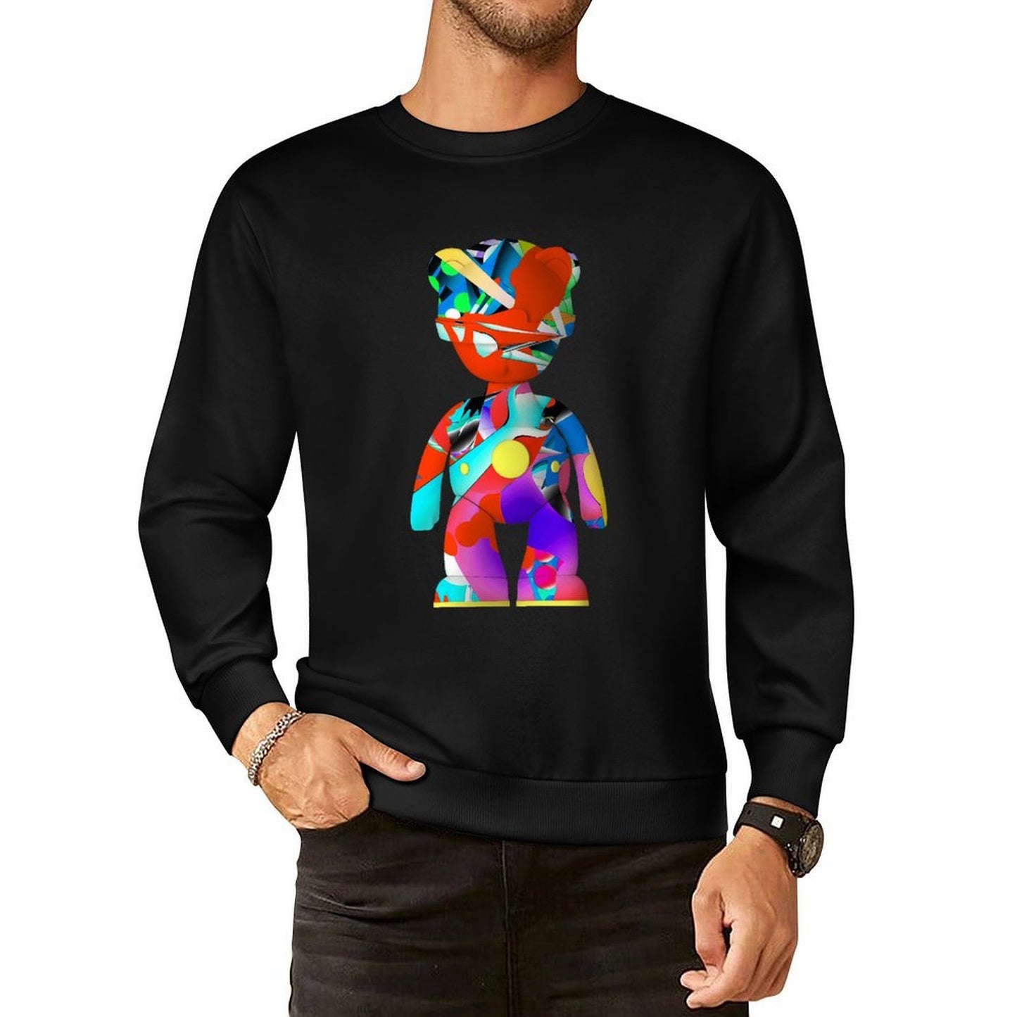 IPIB 250g Crew Neck Long Sleeve Sweatshirt Front GraphicCrew Neck Long Sleeve Sweatshirt6000110-2