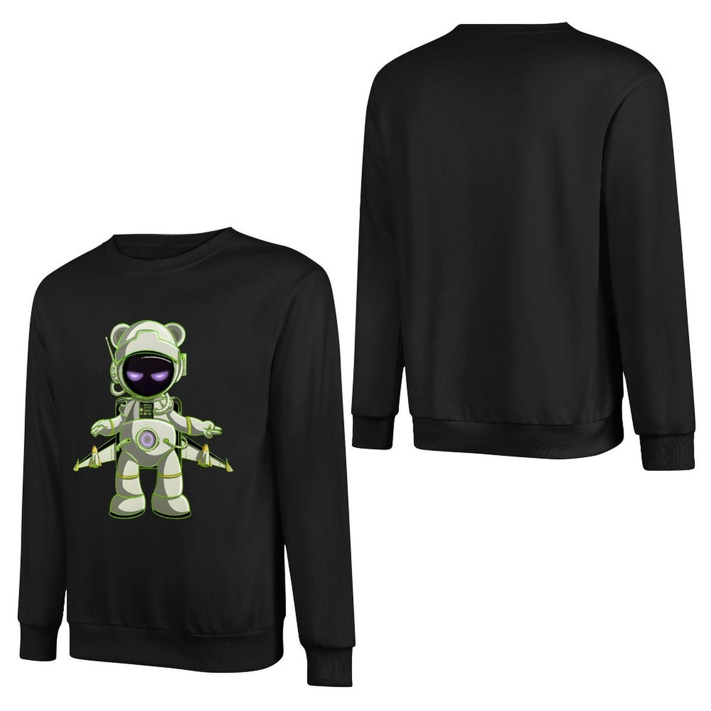 IPIB 250g Crew Neck Long Sleeve Sweatshirt Front GraphicCrew Neck Long Sleeve Sweatshirt6000064-2