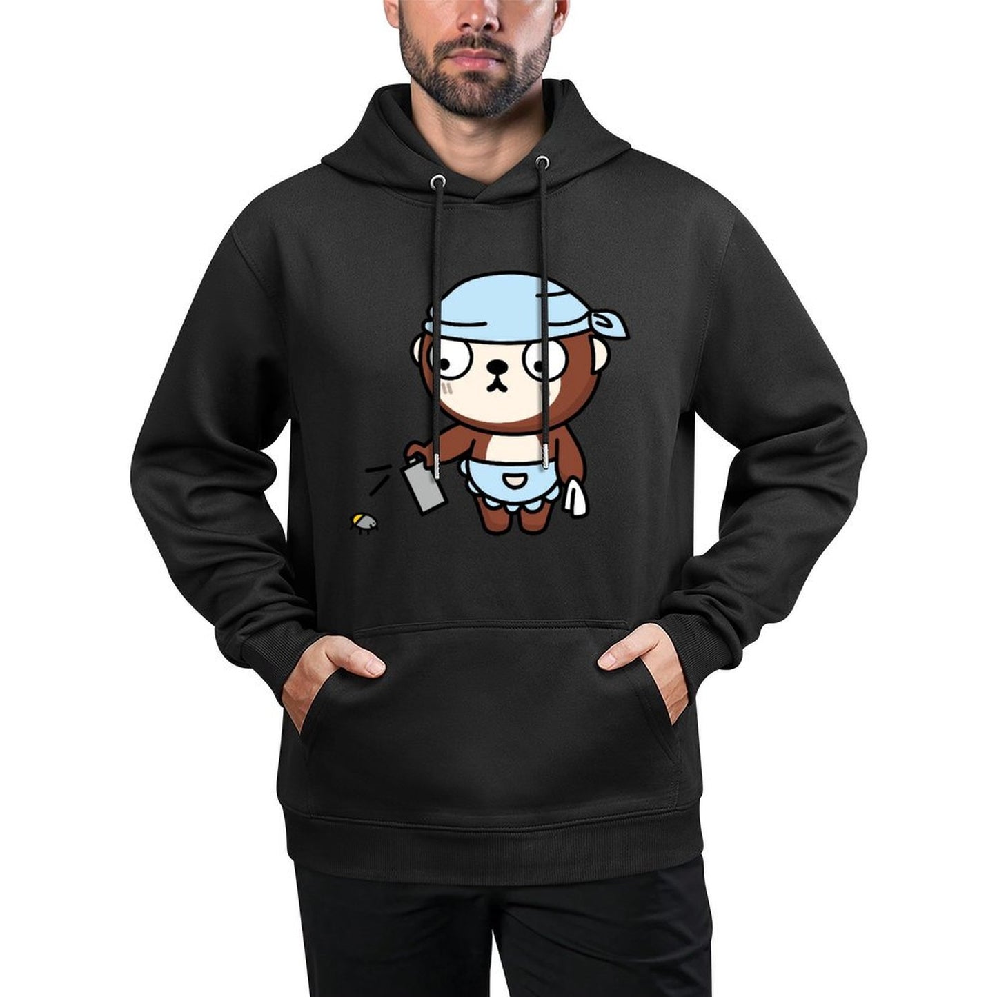 IPBR 250g Hooded Pocket Sweatshirt Front GraphicMen's Hooded  Sweatshirt4000225
