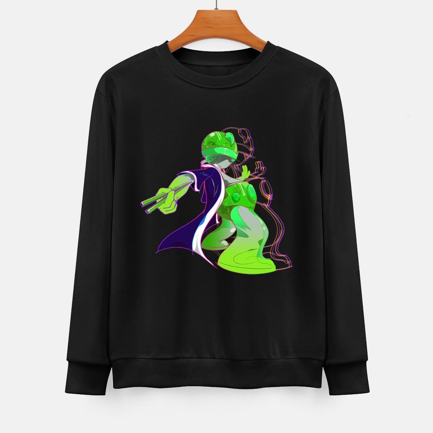 IPIB 250g Crew Neck Long Sleeve Sweatshirt Front GraphicCrew Neck Long Sleeve Sweatshirt6000009-7
