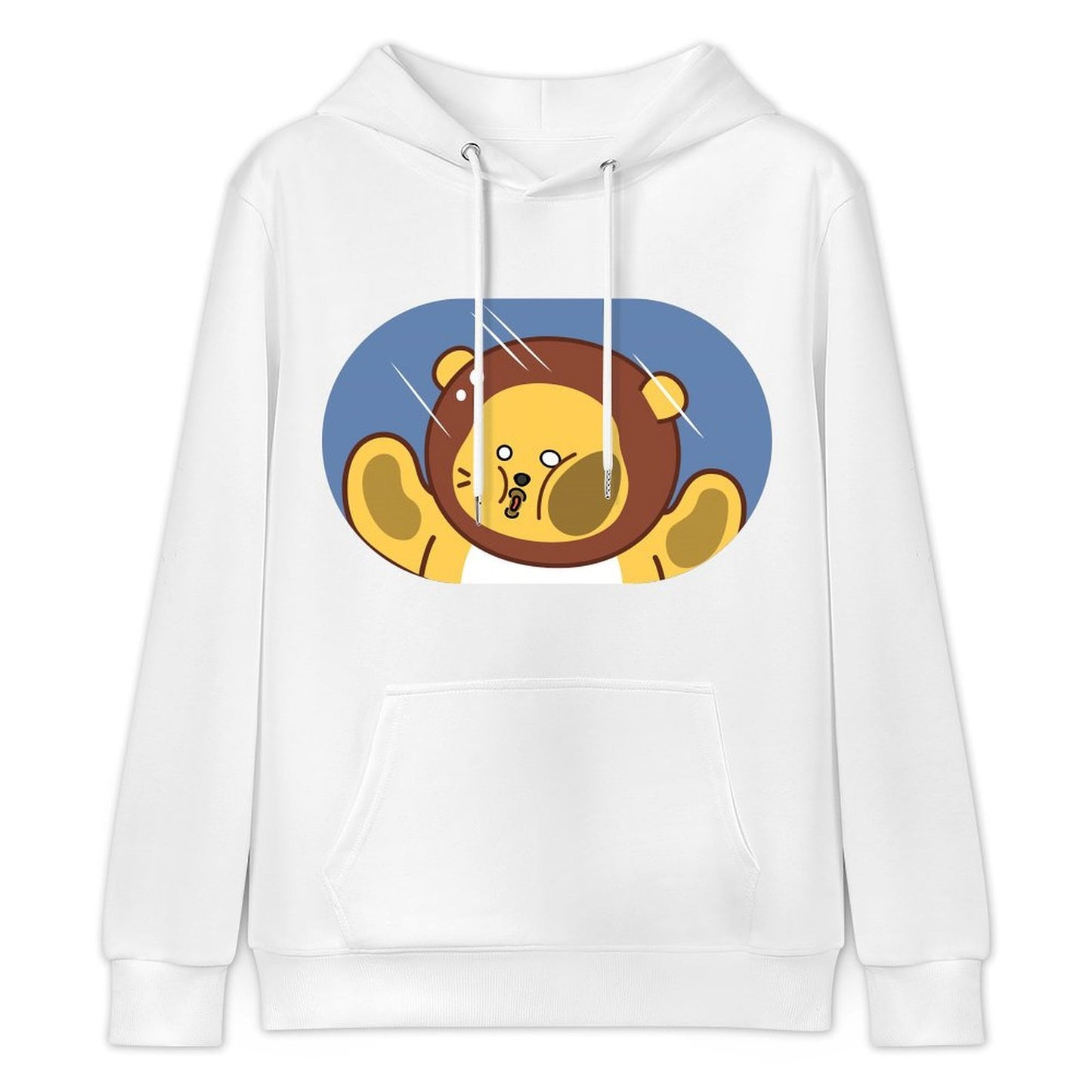 Vintage Fitted Front Graphic Hoodies