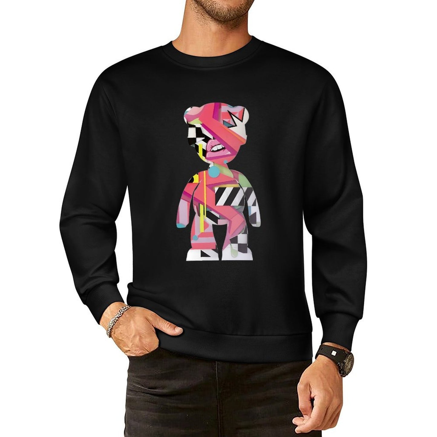 IPIB 250g Crew Neck Long Sleeve Sweatshirt Front GraphicCrew Neck Long Sleeve Sweatshirt6000138-6